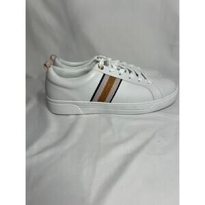 Ted Baker BAILY Women Fashion Trainers in White Pink NIB Size 11